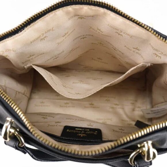 JUICY COUTURE Black Pebbled Leather Handbag - Picture 4 of 14